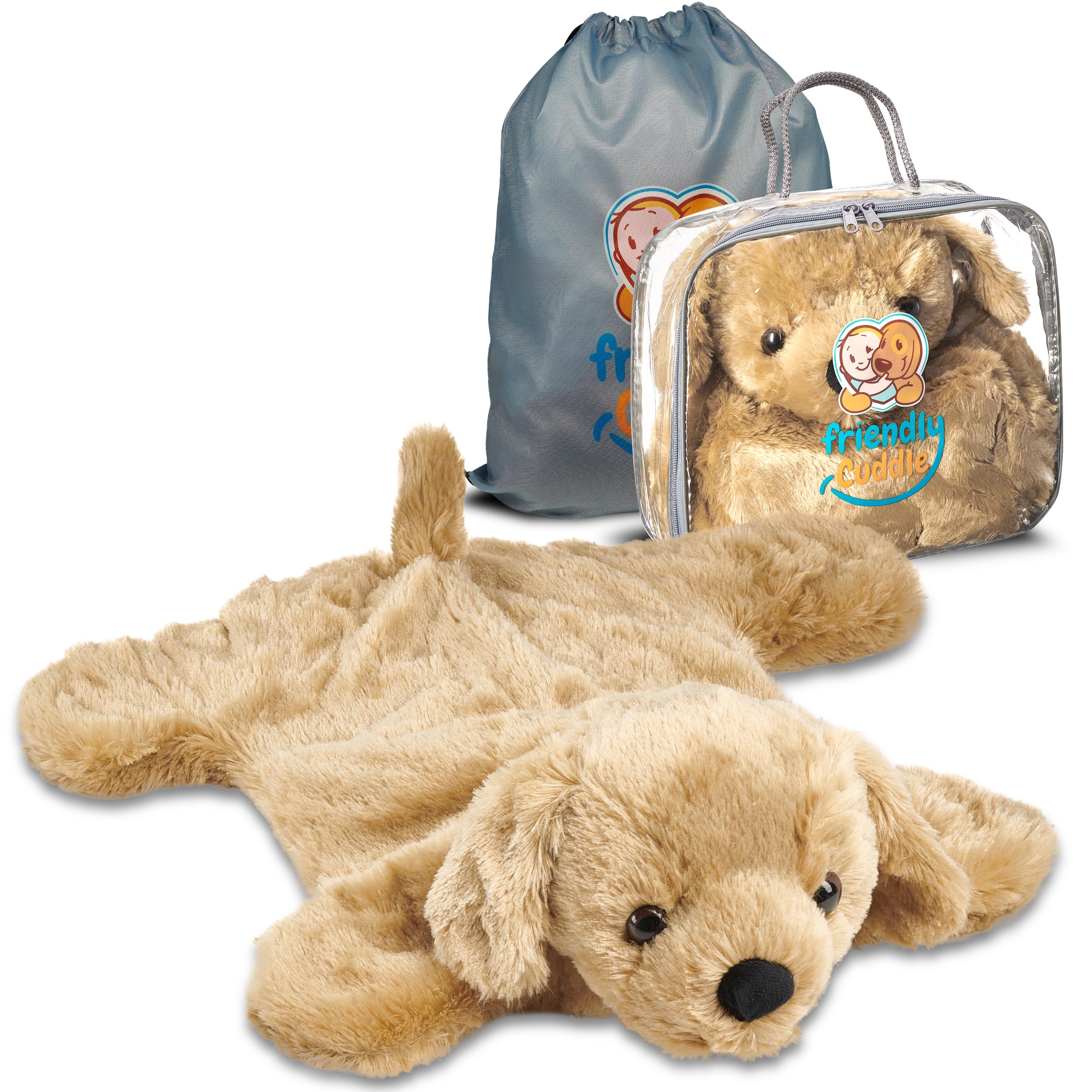 Friendly Cuddle Weighted Lap Blanket For Kids & Adults - Lucy, Kids Weighted Blanket - Asd, Sensory Processing Weighted Stuffed